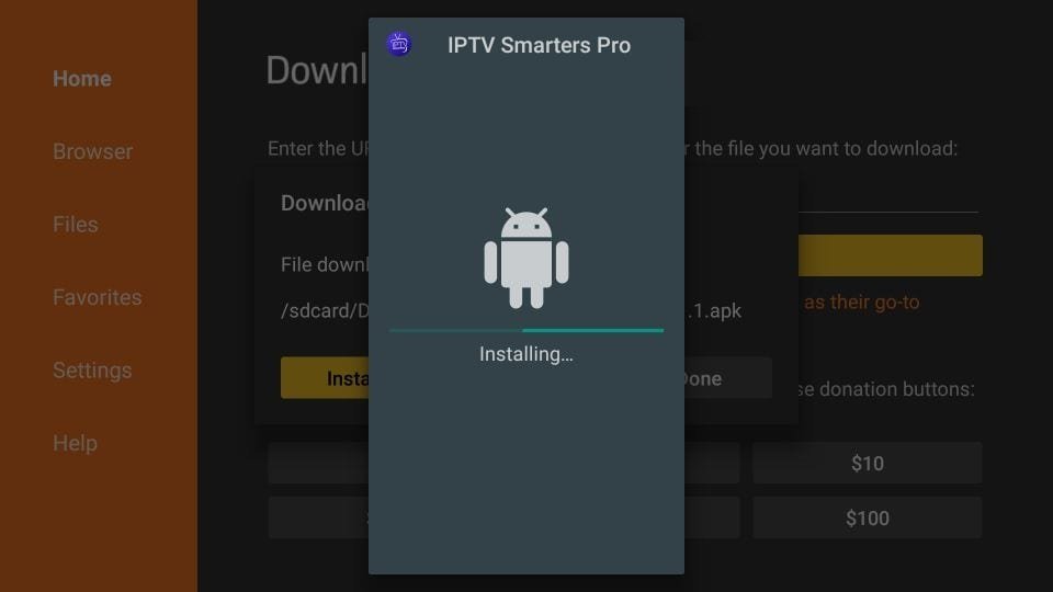 Paso 10 para instalar IPTV en Fire TV Stick con IPTV Smarters Pro
